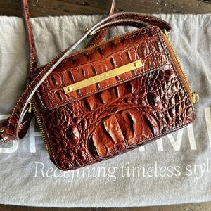 Brahmin Shea crossbody bag in Pecan Melbourne